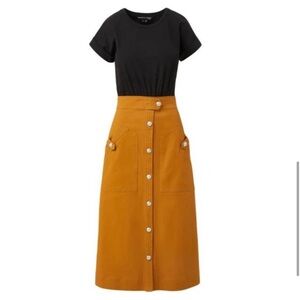 Veronica Beard Larsen Mixed Media Dress, XS